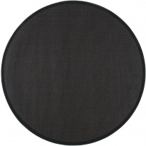 Matto VM Carpet Sisal, mittatilaus, pyöreä, musta