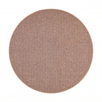 Matto VM Carpet Tweed, mittatilaus, pyöreä, vaaleanruskea