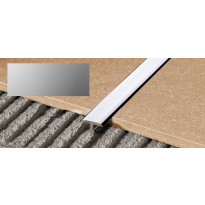 T-peitelista Progress Profiles Procover, 2,7m, 14mm, anodisoitu hopea