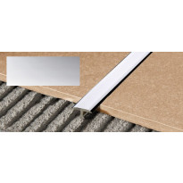 T-peitelista Progress Profiles Procover, 2,7m, 10mm, kromi