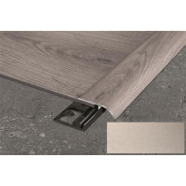 Eritasolista ja pohjalista Progress Profiles LVT Zero Curve, 2,7m, 26mm, 4-6mm, titaani