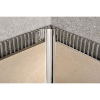 Sisäkulmalista Progress Profiles Proshell, 2,7m, 10mm, kiiltävä rst