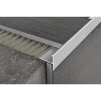 Porraskulmalista Progress Profiles Protermstep ALL, 2,7m, 8/10mm, anodisoitu hopea