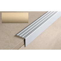 Porraskulmalista Progress Profiles Prowalk, 2,7m, 30mm, liimakiinnitettävä, pronssi