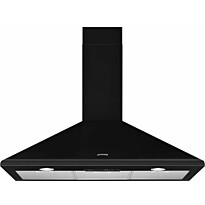 Liesituuletin Smeg KSED95NEE, 90cm, musta, seinälle