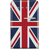 Jääkaappi pakastelokerolla Smeg FAB10LDUJ5, 54.5cm, 122l, Union Jack, vasen