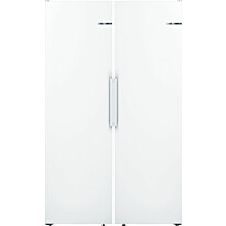 Jääkaappi ja pakastin Bosch KSV36NWEP GSN36VWEP Serie 2, 120cm, 588l, valkoinen