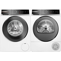 Pesukone ja kuivausrumpu Bosch WGB244ALSN WQB245ALSN Serie 8, 9kg, 1400rpm, valkoinen