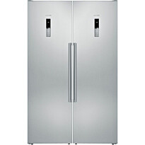 Jääkaappi ja pakastin Siemens KS36VCIEP GS36NBIEP, 120cm, 588l, teräs