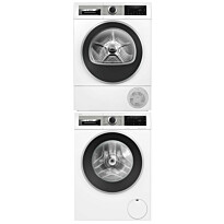 Pesukone ja kuivausrumpu Bosch WGG244FTSN WQG245ABSN Serie 6, 10/10kg, valkoinen