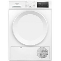 Lämpöpumppukuivausrumpu Siemens WT43HV0EDN, 59.8cm, 8kg, valkoinen