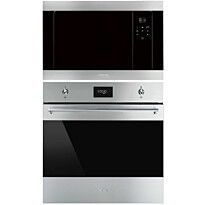 Erillisuuni ja mikroaaltouuni Smeg SF6301TVX FMI320X2, teräs