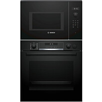 Erillisuuni ja mikroaaltouuni Bosch HRG578BB7-BFL524MB0, musta