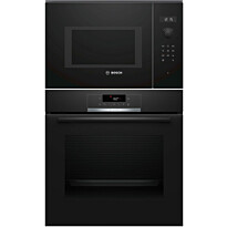 Erillisuuni ja mikroaaltouuni Bosch HBA571BB3-BFL554MB0, musta