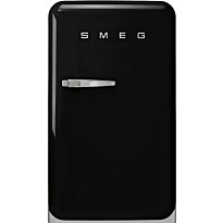 Jääkaappi pakastelokerolla Smeg FAB10RBL6, 54.5cm, 122l, musta