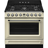 Kaasuliesi Smeg TR90GMP, 90cm, kermanvalkoinen