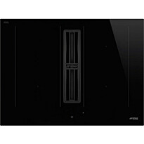 Induktioliesitaso tuulettimella Smeg HOBD472D2, 70cm, musta