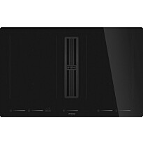 Induktioliesitaso tuulettimella Smeg HOBD682D2, 80cm, musta