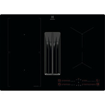 Induktioliesitaso tuulettimella Electrolux HHHB760S, 70cm, musta