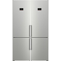 Jääkaappipakastin Bosch KGN39AIBT x 2, 60cm, 726l, teräs