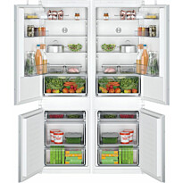 Jääkaappipakastin Bosch KIV86NSE0 x 2, 54.1cm, 267l, integroitava