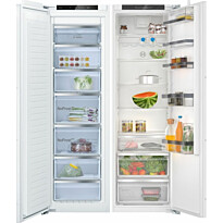 Jääkaappi ja pakastin Bosch KIR81ADD0-GIN81VEE0, 111.6cm, 522l, integroitava