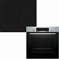 Erillisuuni ja induktioliesitaso Bosch HBA534BS3 PIX61RHC1E, teräs