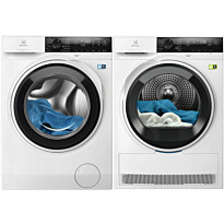 Pesukone ja kuivausrumpu Electrolux EFI743VX4Q EDI743V95V, 8/9kg, valkoinen