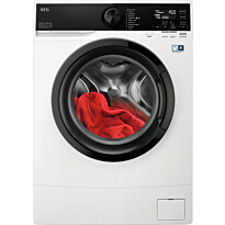 Edestä täytettävä pesukone AEG LSR626O74O, 60cm, 7kg, 1400rpm, valkoinen