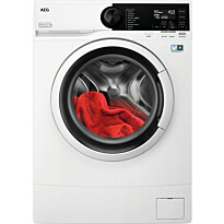 Edestä täytettävä pesukone AEG LSR615O62O, 60cm, 6kg, 1200rpm, valkoinen