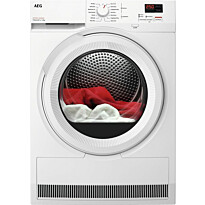 Lämpöpumppukuivausrumpu AEG TR702K84L, 60cm, 8kg, valkoinen