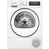 Lämpöpumppukuivausrumpu Siemens WQ42G20LDN iQ500, 60cm, 9kg, valkoinen