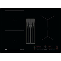 Induktioliesitaso liesituulettimella AEG GCH74B01CB, 70cm, musta