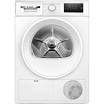 Lämpöpumppukuivausrumpu Bosch WTH85V0MSN, 60cm, 8kg, valkoinen