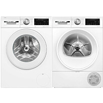 Pesukone ja kuivausrumpu Bosch WGG254FLSN-WQG2420ASN Serie 6, 10/8kg, valkoinen