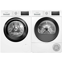 Pesukone ja kuivausrumpu Siemens WM14N22EDN-WT45HV0EDN iQ300,10/9kg, valkoinen