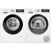 Pesukone ja kuivausrumpu Siemens WG56G2AADN-WQ42G20KDN iQ500, 9/9kg, valkoinen