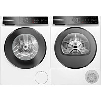 Pesukone ja kuivausrumpu Bosch WGB244A0SN-WQB245ALSN Serie 8, 9/9kg, valkoinen