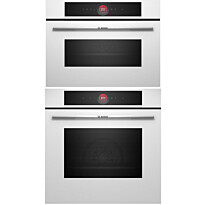 Uuni ja mikroaaltouuni Bosch HBG7721W1S-CMG7241W1, Serie 8, valkoinen