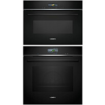 Uuni ja mikroaaltouuni Siemens HB776G3B2S-CE732GXB1, iQ700, musta