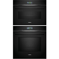 Uuni ja mikroaaltouuni Siemens HM736G1B1-CM724G1B1, musta