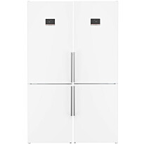Jääkaappipakastin Bosch 2 kpl KGN367WCT Serie 4, 60cm, 321l, valkoinen