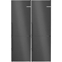 Jääkaappipakastin Bosch 2 kpl KGN36VXCT Serie 4, 60cm, 321l, teräs