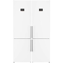 Jääkaappipakastin Bosch 2 kpl KGN397WCT Serie 4, 60cm, 363l, valkoinen