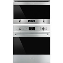 Uuni ja mikroaaltouuni Smeg SF6300TVX-MP322X1, teräs