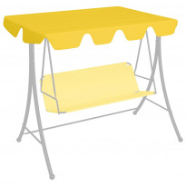 Vaihtokatos puutarhakeinuun keltainen 192x147 cm 270 g/m²