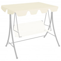 Vaihtokatos puutarhakeinuun kerma 192x147 cm 270 g/m²