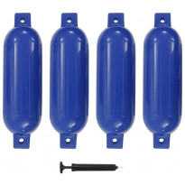 Veneen lepuuttaja 4 kpl sininen 51x14 cm PVC