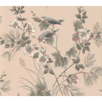Tapetti 1838 Wallcoverings Rosemore, vaaleanpunainen, 0,52x10,05m