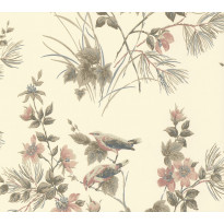 Tapetti 1838 Wallcoverings Rosemore, beige, 0,52x10,05m